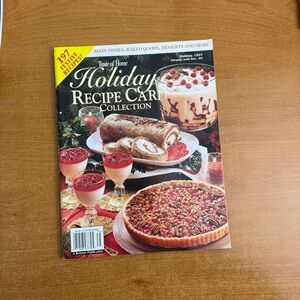Taste of‎ Home Festive Recipe Card Collection with Red and Brown Accents